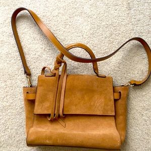 Express suede cross body. New without tags.